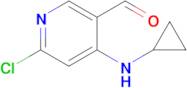 6-Chloro-4-(cyclopropylamino)nicotinaldehyde