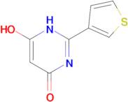 6-hydroxy-2-(thiophen-3-yl)-1,4-dihydropyrimidin-4-one