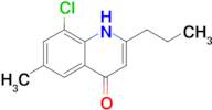 8-chloro-6-methyl-2-propyl-1,4-dihydroquinolin-4-one