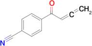 4-(1-Oxo-2,3-butadien-1-yl)benzonitrile