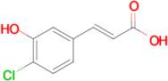 (E)-3-(4-Chloro-3-hydroxyphenyl)acrylic acid