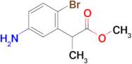 Methyl 2-(5-amino-2-bromophenyl)propanoate