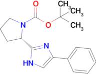 tert-butyl (2S)-2-(4-phenyl-1H-imidazol-2-yl)pyrrolidine-1-carboxylate