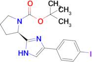 tert-butyl (2R)-2-[4-(4-iodophenyl)-1H-imidazol-2-yl]pyrrolidine-1-carboxylate