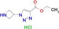 Ethyl 1-(azetidin-3-yl)-1H-1,2,3-triazole-4-carboxylate hydrochloride