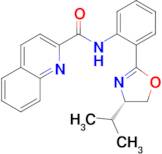 (S)-N-(2-(4-Isopropyl-4,5-dihydrooxazol-2-yl)phenyl)quinoline-2-carboxamide