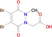 4,5-Dibromo-3,6-dihydro-2-methyl-3,6-dioxo-1(2H)-pyridazineacetic acid