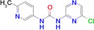 1-(6-Chloropyrazin-2-yl)-3-(6-methylpyridin-3-yl)urea