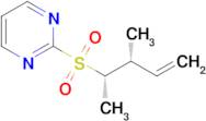 2-(((2S,3R)-3-Methylpent-4-en-2-yl)sulfonyl)pyrimidine