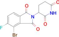 4-Bromo-2-(2,6-dioxopiperidin-3-yl)-5-fluoroisoindoline-1,3-dione