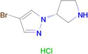 (R)-4-Bromo-1-(pyrrolidin-3-yl)-1H-pyrazole hydrochloride