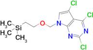 2,4,5-Trichloro-7-((2-(trimethylsilyl)ethoxy)methyl)-7H-pyrrolo[2,3-d]pyrimidine