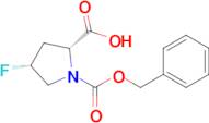 (2R,4R)-1-((Benzyloxy)carbonyl)-4-fluoropyrrolidine-2-carboxylic acid