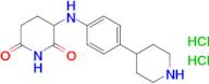 3-((4-(Piperidin-4-yl)phenyl)amino)piperidine-2,6-dione dihydrochloride
