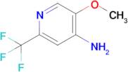 5-Methoxy-2-(trifluoromethyl)pyridin-4-amine