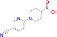 1-(5-Cyano-2-pyridinyl)-4-piperidinecarboxylic acid