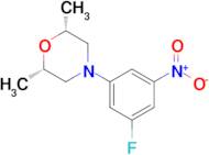 (2R,6S)-4-(3-Fluoro-5-nitrophenyl)-2,6-dimethylmorpholine