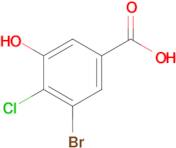 3-Bromo-4-chloro-5-hydroxybenzoic acid