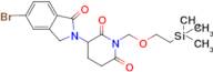 3-(5-Bromo-1-oxoisoindolin-2-yl)-1-((2-(trimethylsilyl)ethoxy)methyl)piperidine-2,6-dione
