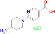 6-(4-Aminopiperidin-1-yl)nicotinic acid hydrochloride