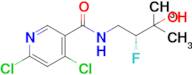 (R)-4,6-Dichloro-N-(2-fluoro-3-hydroxy-3-methylbutyl)nicotinamide