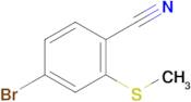 4-Bromo-2-(methylthio)benzonitrile