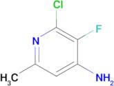 2-Chloro-3-fluoro-6-methyl-4-pyridinamine