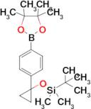 tert-Butyldimethyl(1-(4-(4,4,5,5-tetramethyl-1,3,2-dioxaborolan-2-yl)phenyl)cyclopropoxy)silane