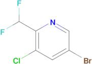 5-Bromo-3-chloro-2-(difluoromethyl)pyridine