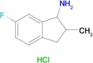 6-Fluoro-2-methyl-2,3-dihydro-1H-inden-1-amine hydrochloride