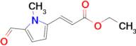 Ethyl (2E)-3-(5-formyl-1-methyl-1H-pyrrol-2-yl)-2-propenoate