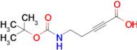 5-[[(1,1-Dimethylethoxy)carbonyl]amino]-2-pentynoic acid