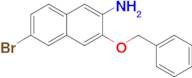 6-Bromo-3-(phenylmethoxy)-2-naphthalenamine