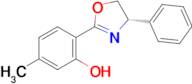 2-[(4S)-4,5-Dihydro-4-phenyl-2-oxazolyl]-5-methylphenol