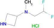 N-(2,2-Difluoroethyl)-N-methylazetidin-3-amine hydrochloride