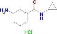 3-Amino-N-cyclopropylcyclohexanecarboxamide hydrochloride