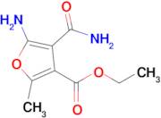 Ethyl 5-amino-4-(aminocarbonyl)-2-methyl-3-furancarboxylate