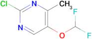 2-Chloro-5-(difluoromethoxy)-4-methylpyrimidine