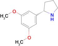 (2S)-2-(3,5-Dimethoxyphenyl)pyrrolidine