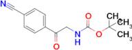 tert-Butyl (2-(4-cyanophenyl)-2-oxoethyl)carbamate