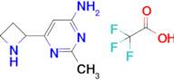 6-(Azetidin-2-yl)-2-methylpyrimidin-4-amine 2,2,2-trifluoroacetate