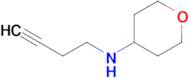 N-3-Butyn-1-yltetrahydro-2H-pyran-4-amine