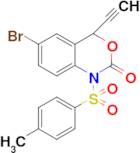 6-Bromo-4-ethynyl-1-tosyl-1,4-dihydro-2H-benzo[d][1,3]oxazin-2-one