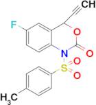 4-Ethynyl-6-fluoro-1-tosyl-1,4-dihydro-2H-benzo[d][1,3]oxazin-2-one