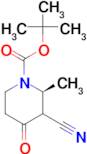 (2S)-tert-Butyl 3-cyano-2-methyl-4-oxopiperidine-1-carboxylate