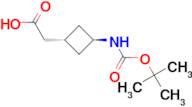 2-(trans-3-((tert-Butoxycarbonyl)amino)cyclobutyl)acetic acid