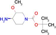 rel-tert-Butyl (3R,4R)-4-amino-3-methoxypiperidine-1-carboxylate