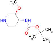 trans-4-(Boc-amino)-3-methoxypiperidine