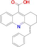 4-(Phenylmethylidene)-1,2,3,4-tetrahydroacridine-9-carboxylic acid