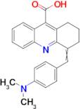 4-{[4-(dimethylamino)phenyl]methylidene}-1,2,3,4-tetrahydroacridine-9-carboxylic acid